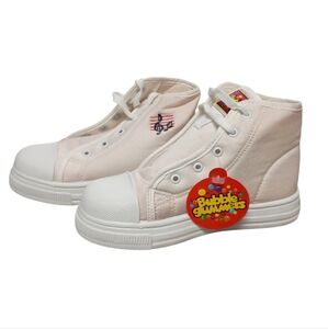Bubblegummers Canvas Hightop sneakers scented Music note Size 28/10 kids White